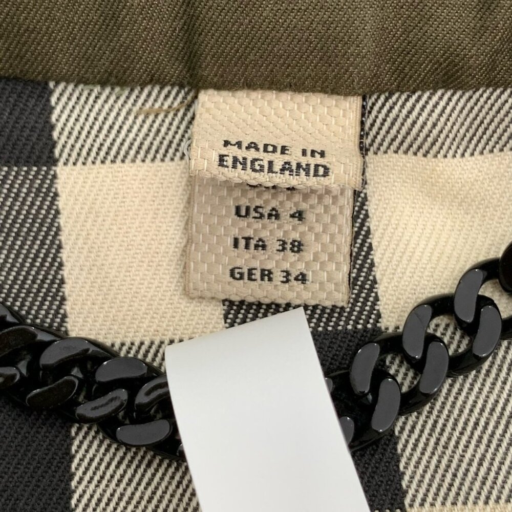 Burberry Collared Double-Breasted Dark Green Cott… - image 7